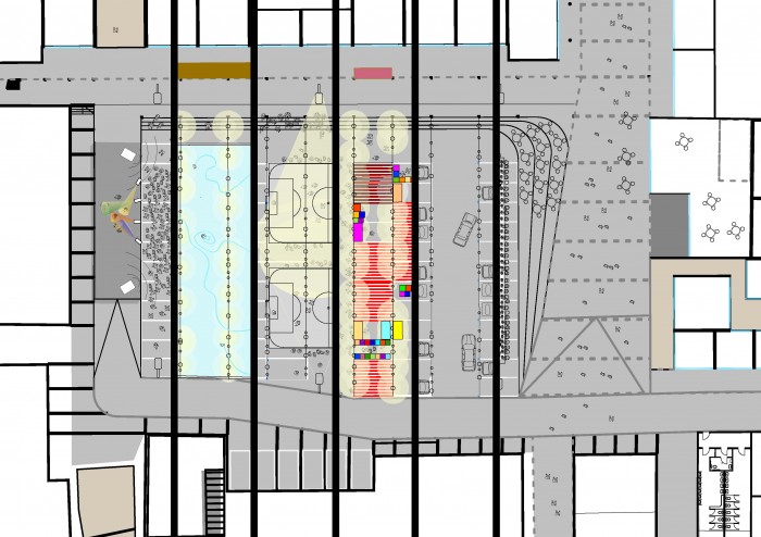 Minimale topografische und infrastrukturelle Eingriffe ermöglichen eine Vielzahl an Bespielungen