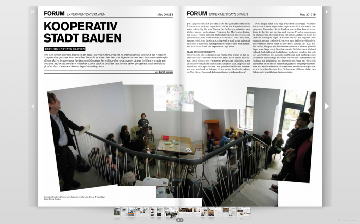 erschienen in Architektur & Bau FORUM, März 2012