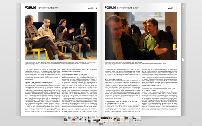 erschienen in Architektur & Bau FORUM, März 2012